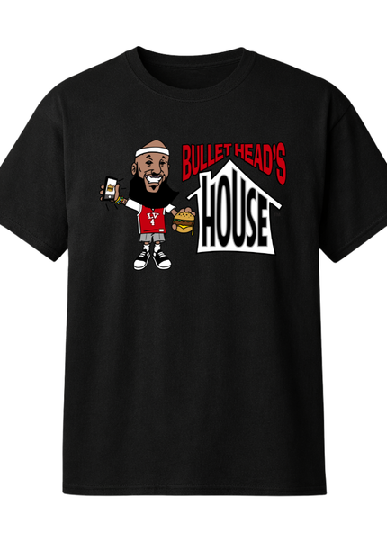 Classic Heavy Cotton Tee - Red Basketball Logo