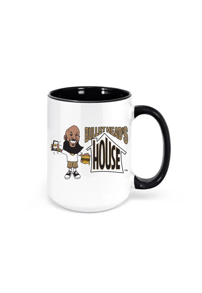 Two-Tone Mug 15 oz - Black/White