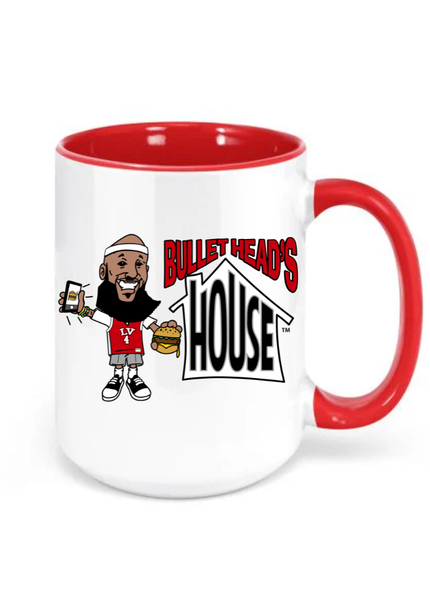 Two-Tone Mug 15 oz - Red/White