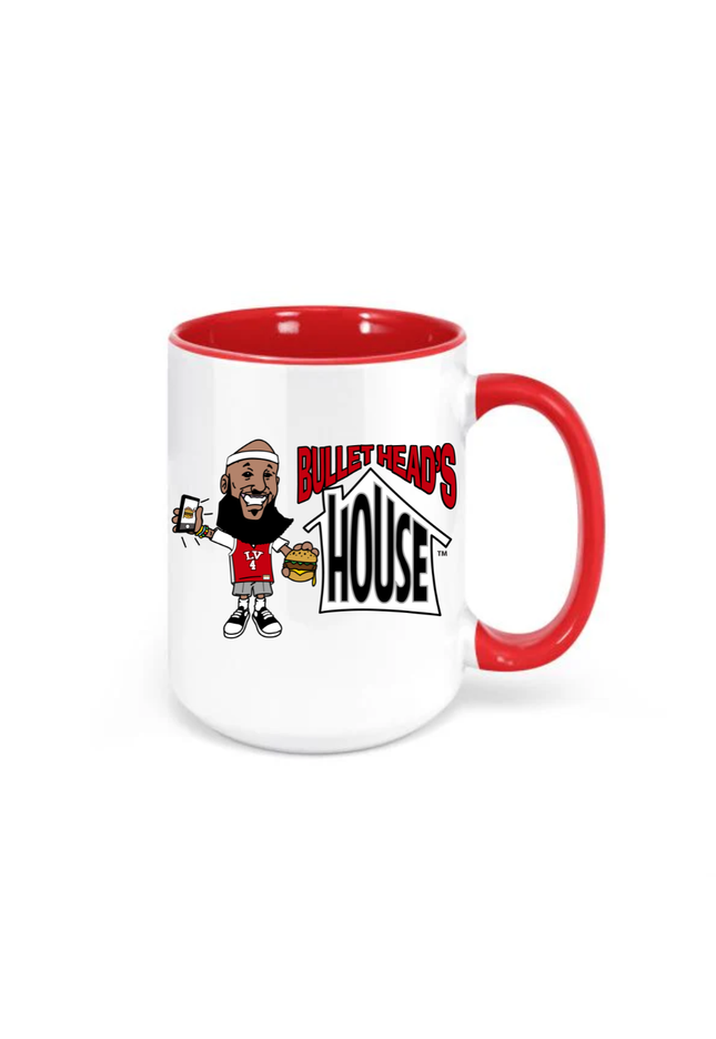 Two-Tone Mug 15 oz - Red/White